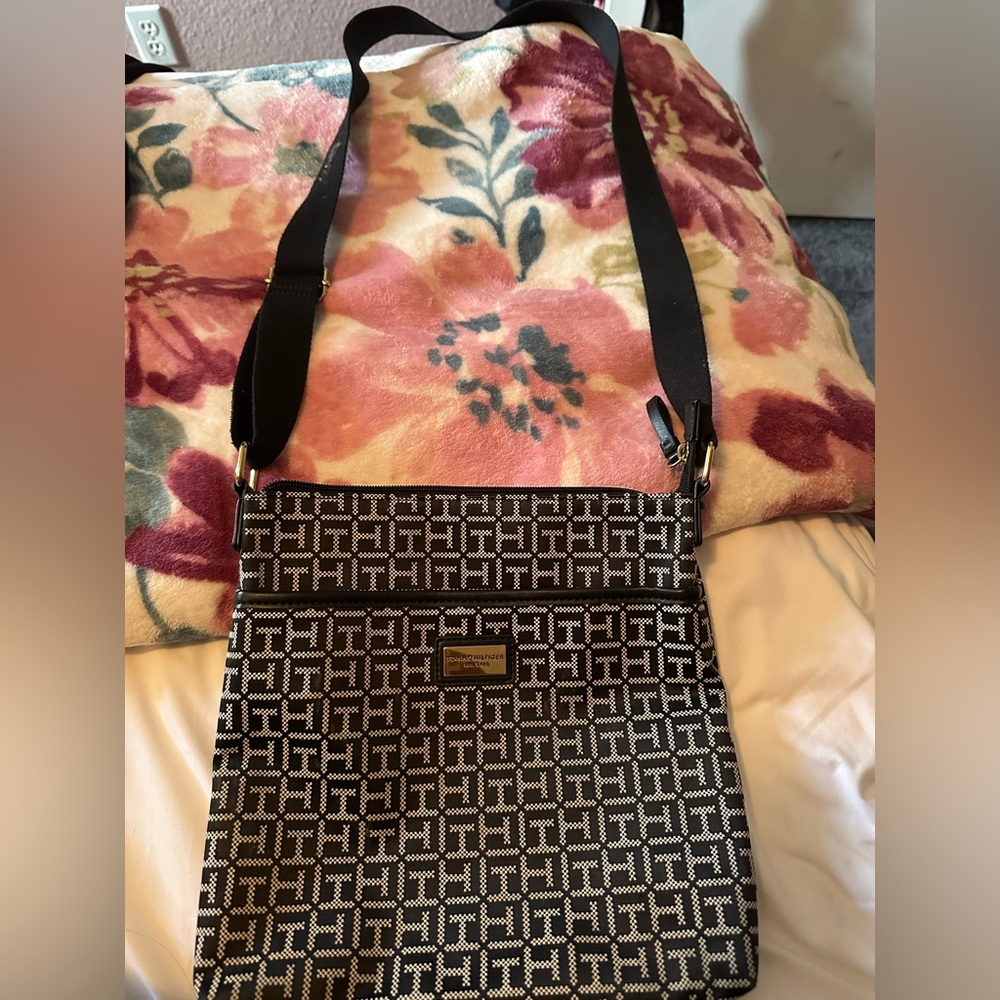 Black and White Crossbody Bag